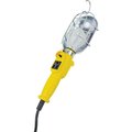 Powerzone Work Light with Metal Guard and Single Outlet, 12 A, 25 ft L Cord, Yellow ORTL010625